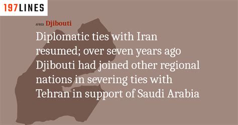 The Restoration Of Diplomatic Ties With Iran Resumed More Than Seven