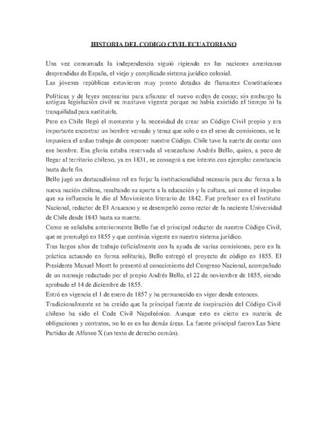 Pdf Historia Del Codigo Civil Ecuatoriano Compress OFUQL FI AGN ELAF