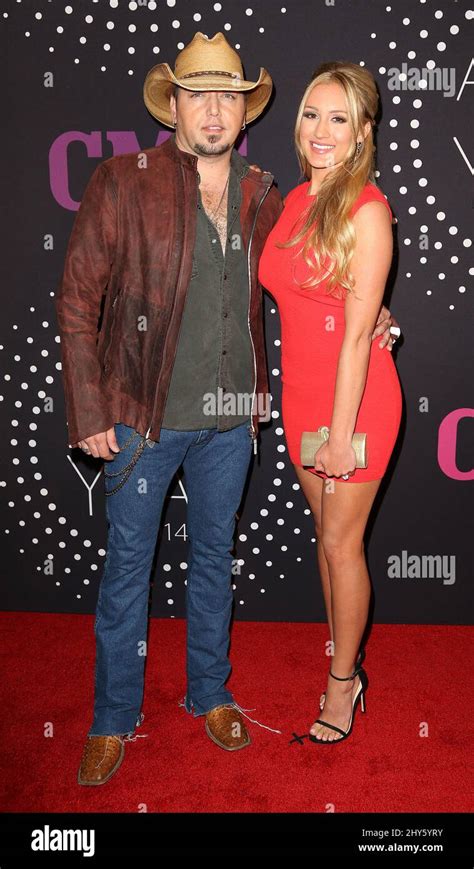 Jason Aldean Brittany Kerr Attending The 2014 Cmt Artists Of The Year