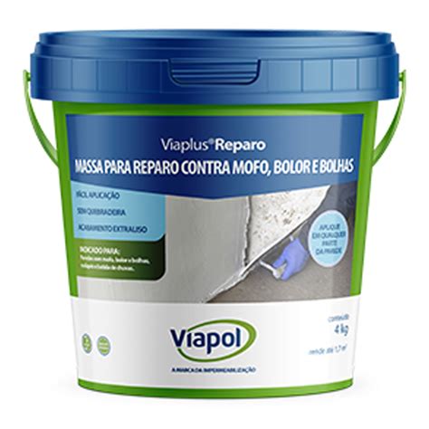 Revestimento impermeabilizante Flexível ViaPlus Reparo 4KG Viapol