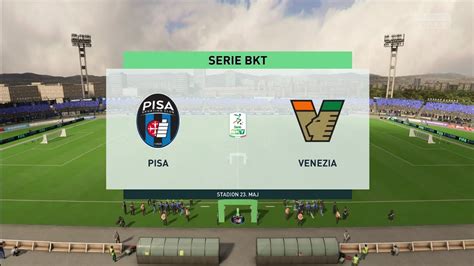 FIFA 23 Pisa Vs Venezia Serie BKT Gameplay YouTube