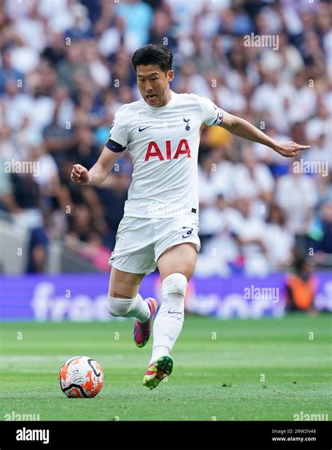 Tottenham Hotspurs Son Heung Min During The Premier League Match At