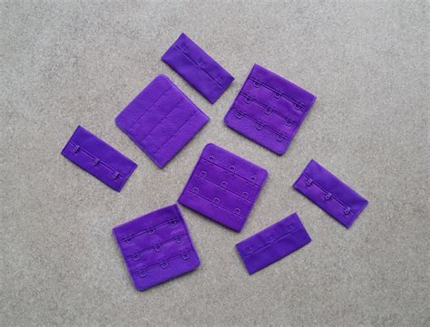 3x3 Bra Making Purple Hook And Eye Bra Adjuster K556 3 3r Etsy