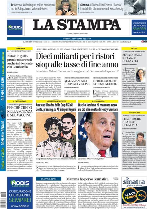 Prime Pagine Dei Quotidiani Nazionali Di Oggi Giornaliit