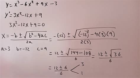 Máximos Y Mínimos Primera Derivada 2 Youtube