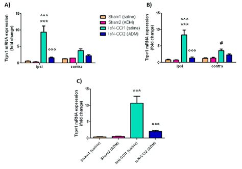 Trpv1 Mrna Expression In Tgs A Csc B And Medulla C Data Is