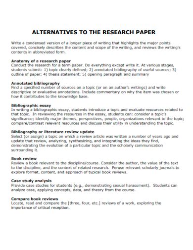 Research Paper Format Examples Pdf Examples