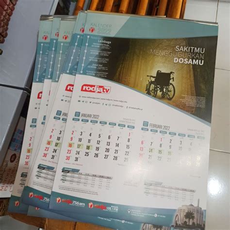 Jual Kalender Dinding Radio Rodja Tahun Shopee Indonesia