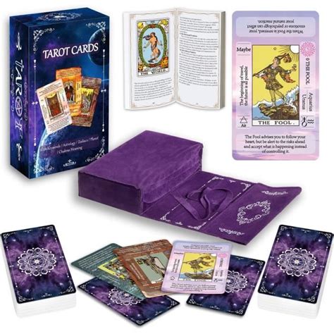 Ensemble De Cartes De Tarot Avec Guide Fran Ais Non Garanti Cartes De