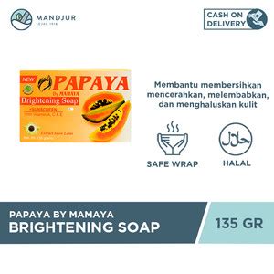 Jual Sabun Papaya By Mamaya Brightening Soap Gr Original Bpom