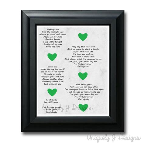 Wedding Song Lyrics Digital Printable Art | Downloadable Art Print Wall ...