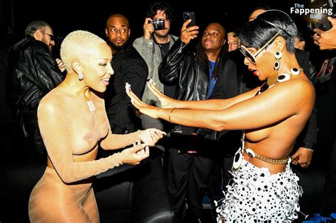Janelle Monáe Flashes Her Nude Boobs at the Met Gala 2024 After Party