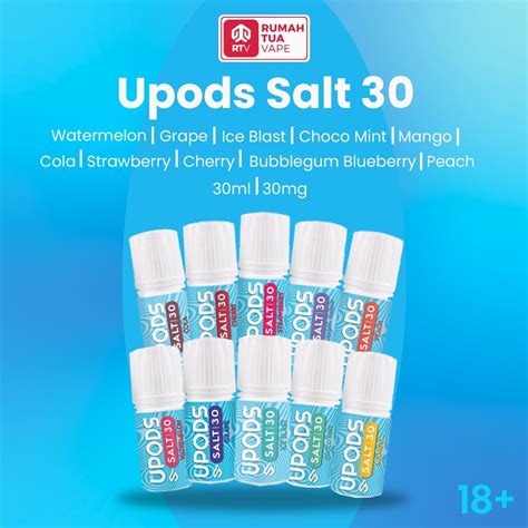 Jual UPODS SALTNIC SERIES 30MG 30ML PREMIUM LIQUID VAPE Shopee Indonesia