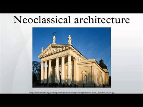 Neoclassical Architecture Characteristics