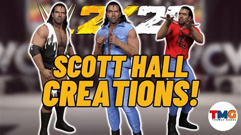 Wwe K How To Create Scott Hall Nwo Wcw Wolpac Creations Youtube