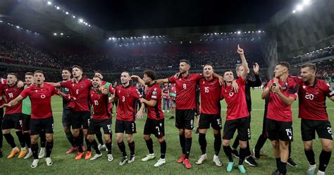 Fußball heute EM Qualifikation 2024 am 17 11 Albanien Dänemark