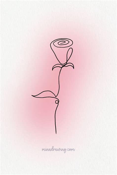 12 Easy Rose Drawing Ideas Step By Step Guide • Mina Drawing