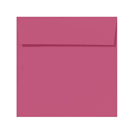 Lux Square Envelopes X Peel And Press Closure Magenta Pack Of