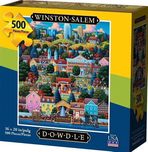 Winston Salem Pieces Dowdle Folk Art Puzzle Warehouse