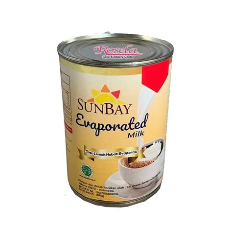 Jual Sunbay Evaporated Milk 380 Gram Sunbay Susu Lemak Nabati