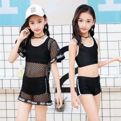 Đồ bơi cho trẻ em gái Đồ bơi cho bé gái bikini Đồ lót bé nhỏ và vừa và trẻ em Lưới ba mảnh đồ