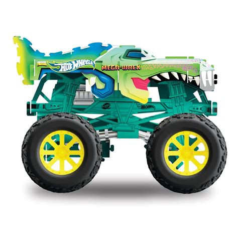 Bladez Toyz Vehiculo Pull Back Para Armar Hot Wheels Monster Trucks Motor Pack Mega Wrex