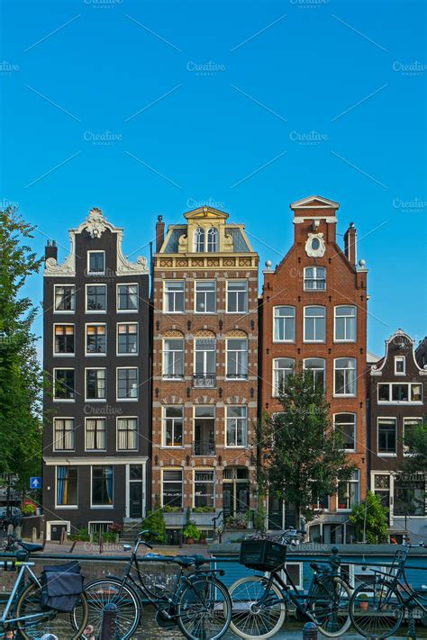 Amsterdam buildings ~ Architecture Photos ~ Creative Market