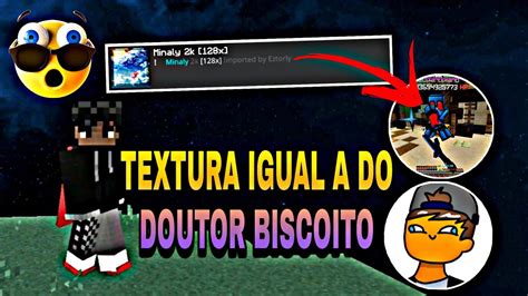 A MELHOR TEXTURA DO DOUTOR BISCOITO PARA FPS ANTI LAG Minaly 2k