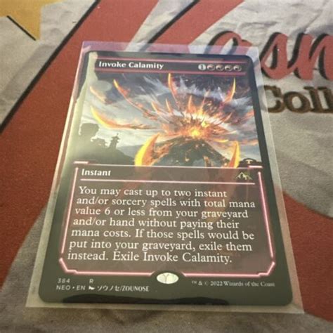 Mtg Invoke Calamity Kamigawa Neon Dynasty 384 Regular Rare Ebay