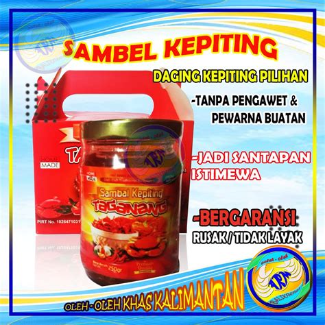 Jual Sambal Sambel Kepiting Bumbu Masak Pedas Instan Olahan Seafood