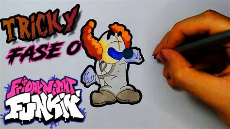 Como Dibujar A Tricky The Clown Friday Night Funkin Fnf Paso A Images