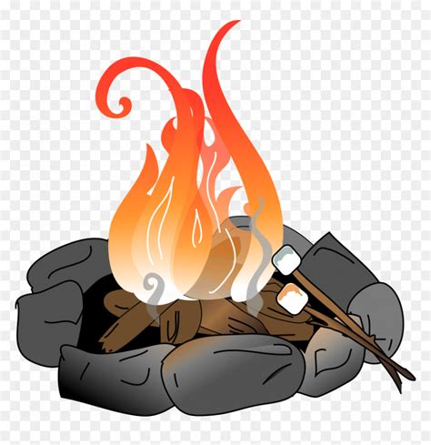 Campfire Smores Clipart