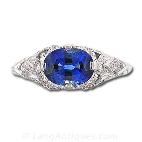 Edwardian Style Sapphire And Diamond Ring