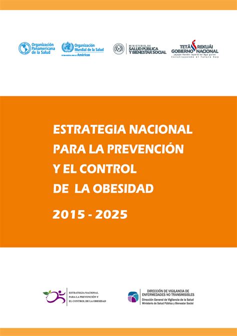 Estrategia Nacional Para La Prevencion Y El Control De La Obesidad 2015