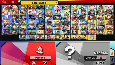 Character Selection Screen Smashwiki The Super Smash Bros Wiki