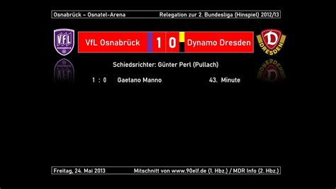 2013 05 24 VfL Osnabrück Dynamo Dresden 1 0 Releg 2 Bundesl