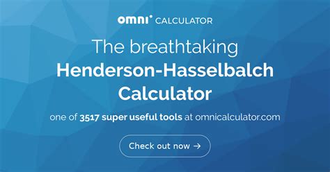 Henderson-Hasselbalch Calculator