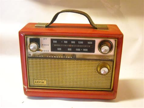 Rare Vintage Arvin Transistor Radio Works Ebay Transistor Radio Transistors Arvin