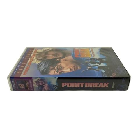 POINT BREAK VHS Video Tape Patrick Swayze Keanu Reeves Action Untested