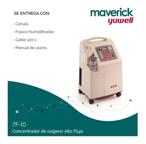 Concentrador De Oxigeno Yuwell L F Oxigenoterapia Af Bienestar