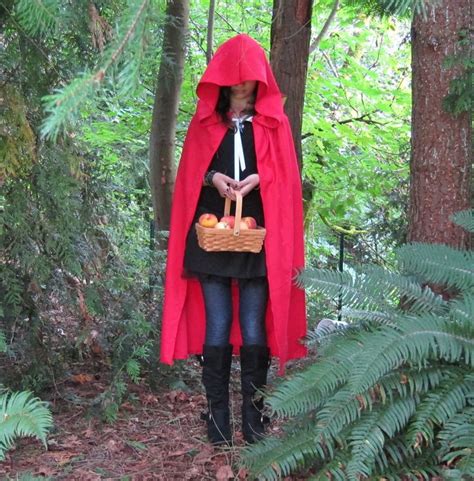 Red Riding Hood Costume Diy Red Riding Hood Costume Red Cape Costume