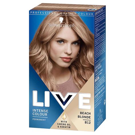 Schwarzkopf Live Intense B Beach Blonde Permanent Hair Dye