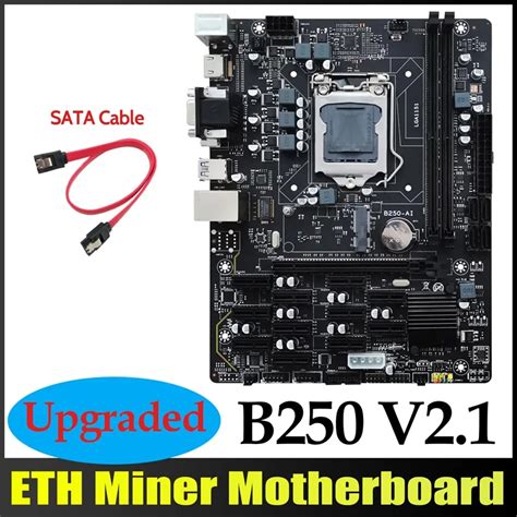 B V Btc Mining Motherboard Sata Cable Xpcie Lga Dual