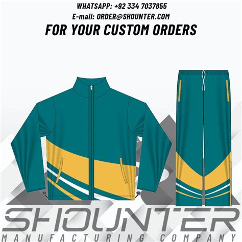 Custom Design Tracksuit Shounter Manufacturing Company