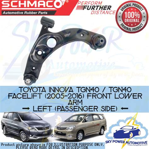 Toyota Innova Tgn Tgn Facelift Schmaco Lower Arm