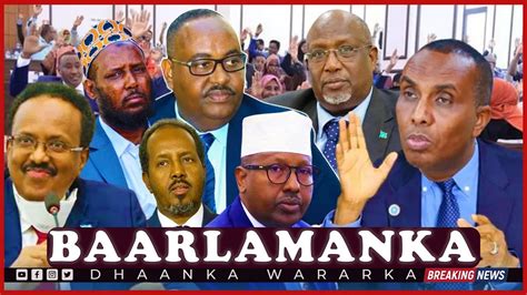 Deg Deg Xildhibaan Oo Ku Biiray Safka Farmaajo Dooda Dastuurka Oo