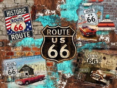 Texas Pattern Route 66 Design Route 66 Png Pattern Digital Etsy