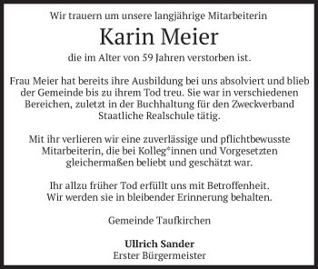 Gedenkkerzen Von Karin Meier Trauer Merkur De