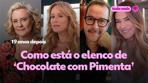 Chocolate Pimenta autor e elenco relembram a novela que retorna à