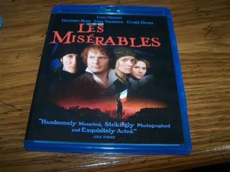 Les Miserables Blu Ray Liam Neeson Geoffrey Rush Uma Thurman Eur